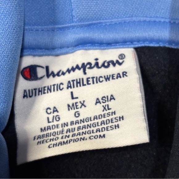 Champion Mens Hoodie Pullover Large Blue UNC Tarheels North Carolina Basketball - Picture 3 of 6